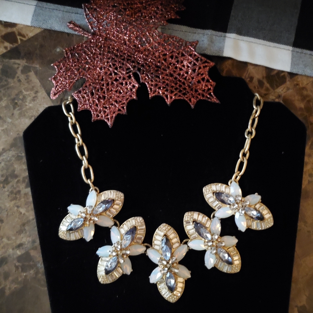 J. Crew Jeweled Statement Necklace